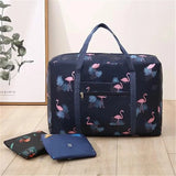 Foldable Travel Duffle Bag Waterproof Clothing Storage Organizer Weekend Luggage