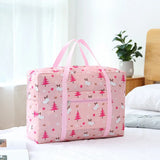 Foldable Travel Duffle Bag Waterproof Clothing Storage Organizer Weekend Luggage