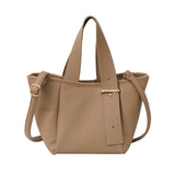 High Bucket Bag Shoulder Bag Women's PU Leather Handbags