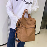 Canvas Backpack College Style Women Backpack Student School Bags