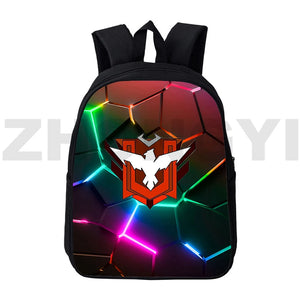 High Canvas Fire Garena 3D Print Backpack Waterproof Laptop Rucksack
