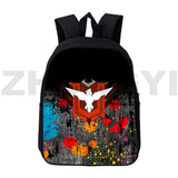 High Canvas Fire Garena 3D Print Backpack Waterproof Laptop Rucksack