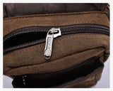 Canvas Men Drop Leg Bag Military Motorcycle Travel Male Waist Fanny Pack