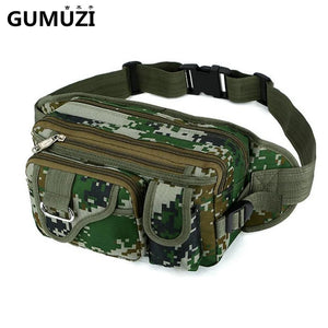 Canvas Men Waist Packs Vintage Phone Purse Casual Travel Bag