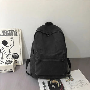 Canvas Laptop Backpack for Women and Men