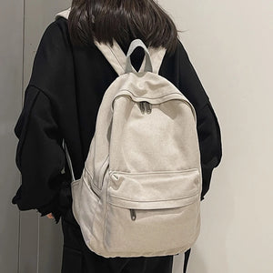 Canvas Laptop Backpack for Women and Men