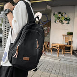 High Canvas Women Backpack Multifunction College School Bag