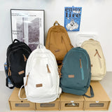 High Canvas Women Backpack Multifunction College School Bag