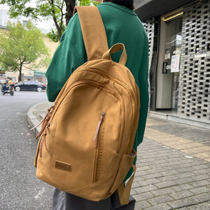 High Canvas Women Backpack Multifunction College School Bag
