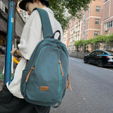 High Canvas Women Backpack Multifunction College School Bag