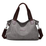 Vintage Crossbody Bag Women Handbags Canvas Shoulder Bags