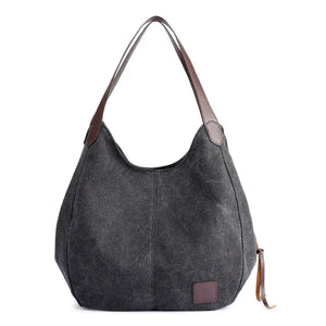 Canvas Women Handbag Casual Large Capacity Hobos Messenger Bag Female Totes