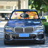 Car Sun Shade UV Protection Curtain Front Windshield Sunshade Cover