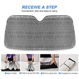 Car Sun Shade UV Protection Curtain Front Windshield Sunshade Cover