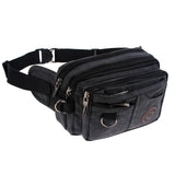 Casual Canvas Waist Packs Purse Men Bag Portable Vintage Waist Bag