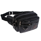 Casual Canvas Waist Packs Purse Men Bag Portable Vintage Waist Bag