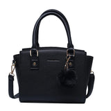 Vintage PU Leather Crossbody Handbag Women Top-Handle Shoulder Bag