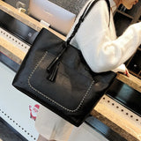 Casual Women Shoulder Bag PU Large Capacity Vintage Messenger Tote Bags