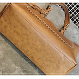 Casual Women Shoulder Bag PU Large Capacity Vintage Messenger Tote Bags