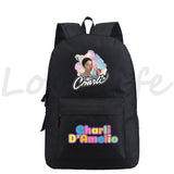 Charli Damelio Canvas Backpack Children Bookbag Teen Girls School Bag