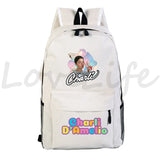 Charli Damelio Canvas Backpack Children Bookbag Teen Girls School Bag