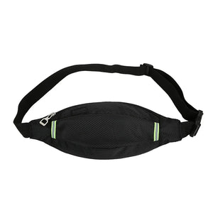 Colorful Waist Pack Green Leaves Style Fanny Pack