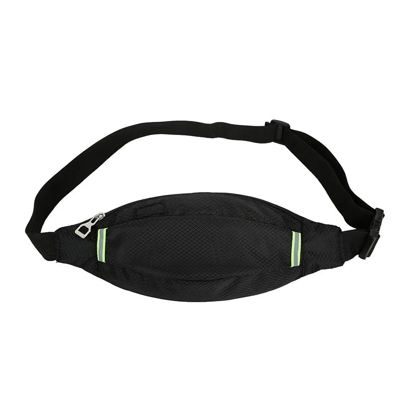 Colorful Waist Pack Green Leaves Style Fanny Pack