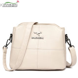 Small PU Leather Crossbody Shoulder Bag for Women with Tote Handbag