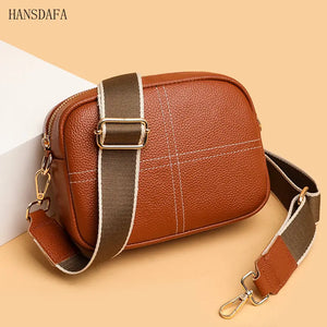 Cow Leather Shoulder Bag Crossbody for Women Soft Leather Handbag
