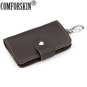 High Cowhide Leather Men Key Wallet Premium 100% Leather