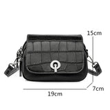 Luxury Crocodile Pattern Leather Women Handbag Soft Cow Leather Ladies Shoulder