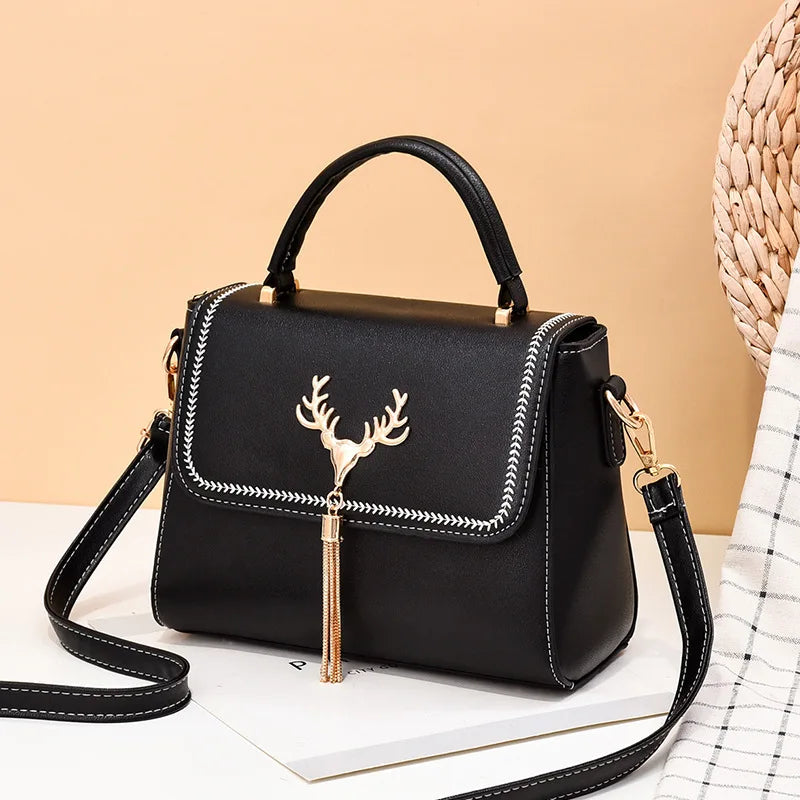 Tassel Shoulder Bag Winter Lady Handbag