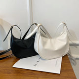 High Leather Crossbody Bag for Women Girls Casual Shoulder Hobos Bags