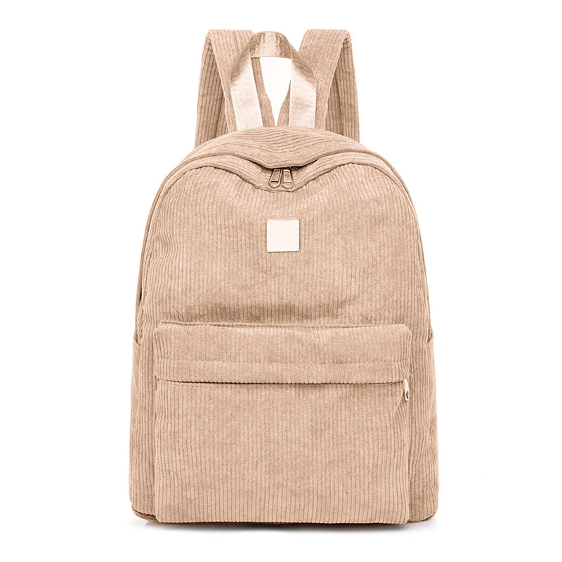 Soft Fabric Backpack for Women, Multifunctional Shoulder Bag for School Girls