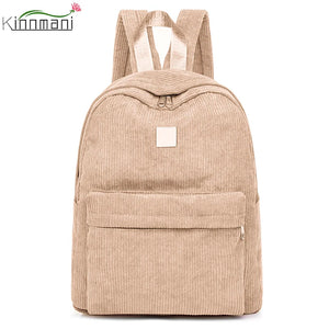 Soft Fabric Backpack for Women, Multifunctional Shoulder Bag for School Girls