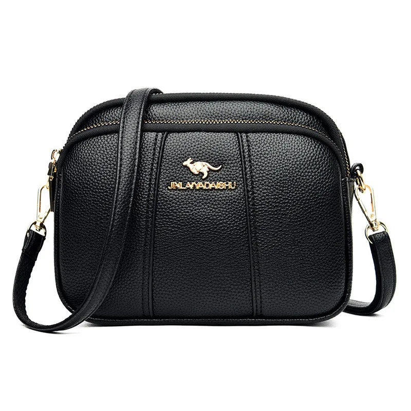 Soft Leather Casual Vintage Shoulder Bag