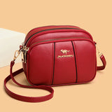 Soft Leather Casual Vintage Shoulder Bag