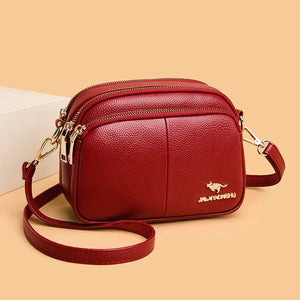 Soft Leather Casual Vintage Shoulder Bag