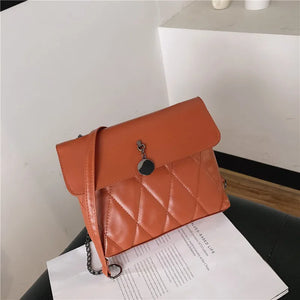 Women's Soft Leather Shoulder Bag Chain Strap Crossbody Bag