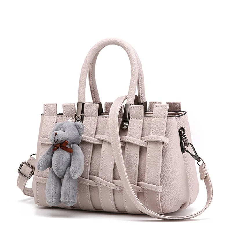 Versatile Handbag Ladies Woven Shoulder Messenger Bag