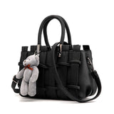 Versatile Handbag Ladies Woven Shoulder Messenger Bag