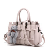 Versatile Handbag Ladies Woven Shoulder Messenger Bag