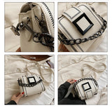 Retro Chains Crossbody Bag Small Bucket Purses