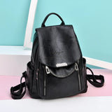 High Female Vintage Backpack Women Leather Backpacks Girls School Bag