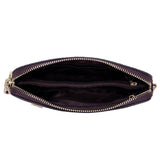 High Full Grain Cowhide Leather Large Capacity Wristlet Phone Case