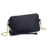 High Full Grain Cowhide Leather Large Capacity Wristlet Phone Case