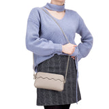 High Full Grain Cowhide Leather Large Capacity Wristlet Phone Case