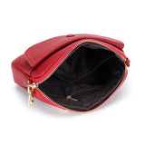 Leather Crossbody Bag Lightweight Phone Purse Wristlet Clutch Bag