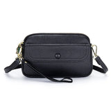 Leather Crossbody Bag Lightweight Phone Purse Wristlet Clutch Bag