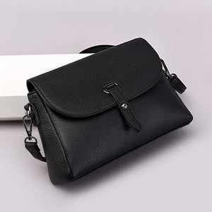 High Leather Handbags Women's Bags Female Crossbody Bag Natural Cowskin